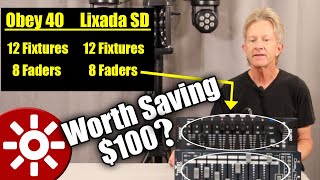 Obey 40 vs Lixada DMX Controller Worth Saving 100 [upl. by Suiradel]