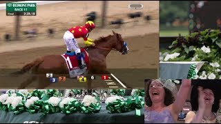 Reaction to Triple Crown Win 2018 Belmont Stakes [upl. by Casie]