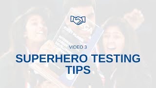 SUPER HERO TESTING TIPS FROM STATE DECA WINNERS [upl. by Yeleen]