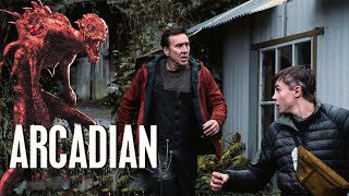 Arcadian 2024 Movie  Nicolas Cage Jaeden Martell Maxwell Jenkins  Arcadian Movie Full Review [upl. by Aliab]