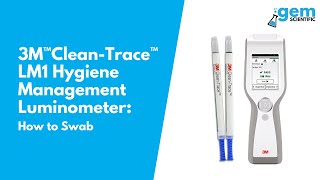 How to Swab Using 3M Luminometer and UXL220 Surface Swabs  Gem Scientific [upl. by Aissat]