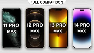 iPhone 11 Pro Max Vs 12 Pro Max Vs 13 Pro Max Vs 14 Pro Max Full Reviews in 2024 [upl. by Kemppe]