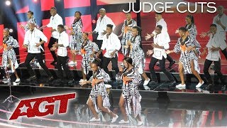 Youth Choir From South Africa sings quotWaka Wakaquot at Americas Got Talent Judge Cut [upl. by Ymmik]