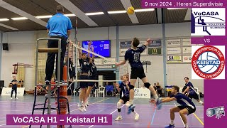 VoCASA HS1  Keistad HS1 9 nov 2024 cam2 Superdivisie Heren Volleybal [upl. by Schuyler]