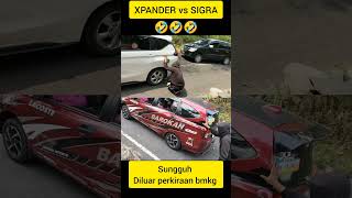 Xpander vs SIGRA adu skill di tanjakan sendi [upl. by Achorn]