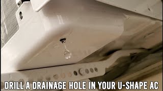 How to Drill a drainage hole in your Midea U Shape fan  Honest² [upl. by Sundin]