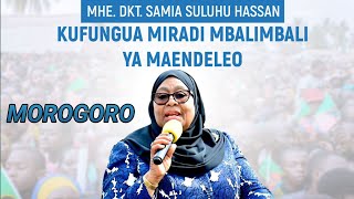 🔴🅻🅸🆅🅴 MOROGORO  RAIS DKT SAMIA ANAZINDUA KAMPENI YA TUTUNZANE WILAYANI MVOMERO [upl. by Prince988]