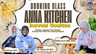 Cooking Class Anna Kitchen Inovasi Cookies Jagung [upl. by Ailatan]