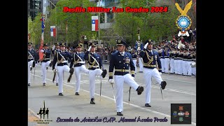 Desfile Militar Las Condes 2024 Escuela de Aviación CAP Manuel Ávalos Prado [upl. by Ailic834]