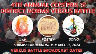 Th Annual CCPS PBIS 5 District Norm Verzus Battle [upl. by Oirevlis]