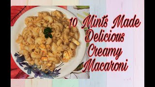 10mint made Delicious MacaroniQuickmadeamp yummy Creamy MacaroniDeliciousFoodBySuchitra [upl. by Seyer]