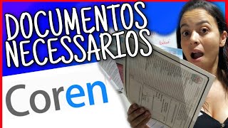 Inscrição do Coren documentos necessários [upl. by Gaudet81]