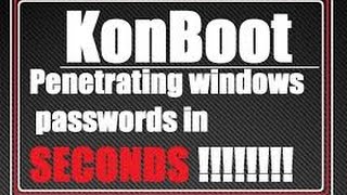 KonBoot Install to USB and How to Use 2014 [upl. by Assirat]