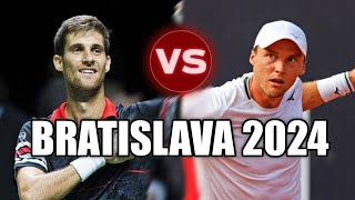 Martin Klizan vs Jozef Kovalik BRATISLAVA 2024 [upl. by Ayra]