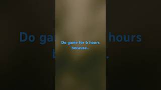 Don’t game for 6 hours [upl. by Perlis]