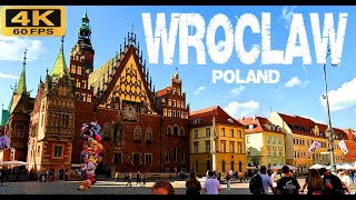 🇵🇱 Wroclaw POLAND Walking Tour 4k 60FPS [upl. by Lleksah6]