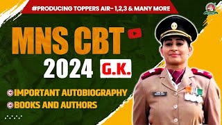 MNS CBT Exam 2024  25 I quotImportant Autobiography  Books amp Authorsquot LIVE🔥Class I GK Tutorial 2024 [upl. by Gibert]