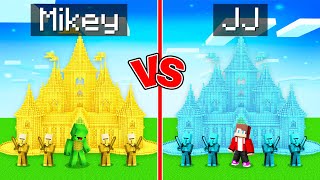 Mikey GOLD vs JJ DIAMOND Kingdom in Minecraft Maizen [upl. by Altheta]