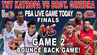 BRGY GINEBRA vs TNT Game 2 Finals  PBA Live Full Game Today  2k24 [upl. by Omixam774]