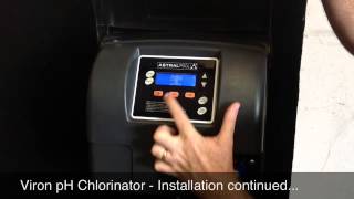 Viron pH Chlorinator  Installation Menu [upl. by Porche654]