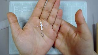 How to Make a Mini ARMATURE for Miniature Figures [upl. by Yentihw]