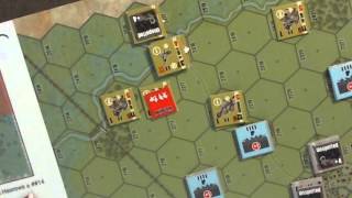 See It Played PanzerBlitz Carentan  Causeway Attack  2 [upl. by Madlen]