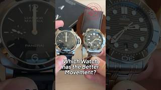 Which watch movement is better Omega’s venerated CoAxial 8800 or Panerai’s workhorse P9000 [upl. by Enael98]