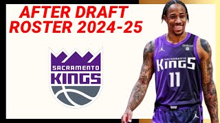 SACRAMENTO KINGS ROSTER UPDATE No1  NBA 202425 Season [upl. by Rellim]