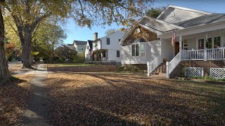 Relaxing Walk Through American Neighborhoods in Fall  Nature Sounds for Sleep and Study [upl. by Gaudet]