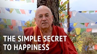 The Simple Secret to Happiness  Matthieu Ricard [upl. by Joerg85]