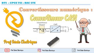 Les CAN et CNA  II Le convertisseur analogique numérique CAN [upl. by Los]