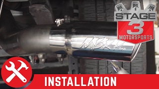 20112014 F150 EcoBoost MBRP Single Exit Cat Back Exhaust Install [upl. by Ruder]