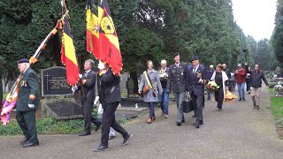 Herdenking Belgische gesneuvelden op het kerkhof van Maastricht op 2 november 2024 [upl. by Pooley]