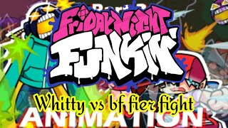 FNF react to whitty vs bf fier fight [upl. by Lalib]