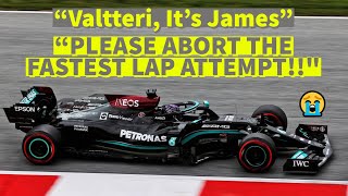 quotValtteri Its Jamesquot again  Dutch GP 2021 [upl. by Anneh442]