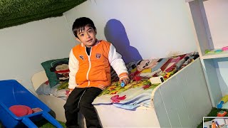 Itna chota bedroom for hriday😍 [upl. by Llehcear]