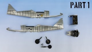 Messerschmitt Me262 A1a 148 Scale Tamiya  Part 1 [upl. by Nelyahs]