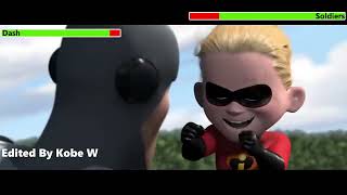 The Incredibles vs Soldiers with healthbars [upl. by Jerroll]