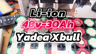 Pin Liion 21700 Hệ 13s6p 48vol30Ah kèm bms Kết Nối Bluetooth Cho Xe Điện [upl. by Rosabelle]