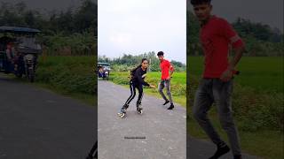 Boys reaction wow  girl skating  trending viral shorts girlshorts [upl. by Kahn]