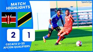 Full Highlights Kenya BEATS Tanzania U20 CECAFA AFCON Qualifiers Kenya vs Tanzania [upl. by Etta]