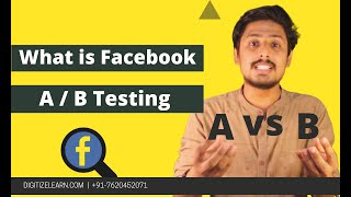 What is AB Testing in Facebook Ads  Digitize Learn  Hindi [upl. by Orna552]