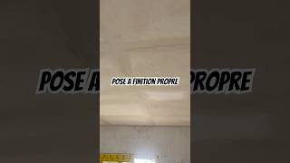 Une finition propre de plafond en plâtre calmdown [upl. by Nivlen297]