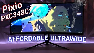 Best Affordable Ultrawide You Didnt Know About PIXIO PXC348C REVIEW [upl. by Carolynn]