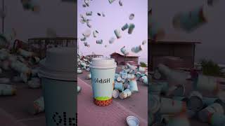 3d CGI ads for a cafe [upl. by Noeled]