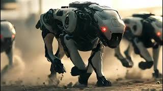 Future war robot dog hotspot airshow militaryexpo artificialintelligence robotdog [upl. by Chancelor591]