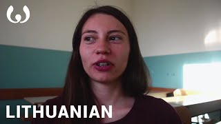 WIKITONGUES Erika speaking Lithuanian [upl. by Ahsennek]