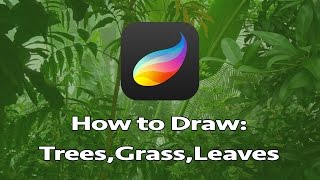 Foliage Tutorial on How to Draw Leaves Grass and Trees [upl. by Esyak438]