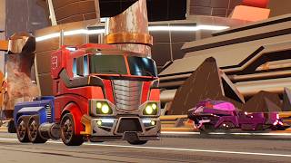 Prime Trial Optimus Prime  Transform And Roll Out  Transformers Galactic Trials [upl. by Eidnar]