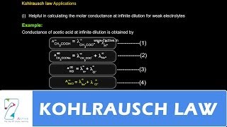 KOHLRAUSCH LAW [upl. by Finkelstein]